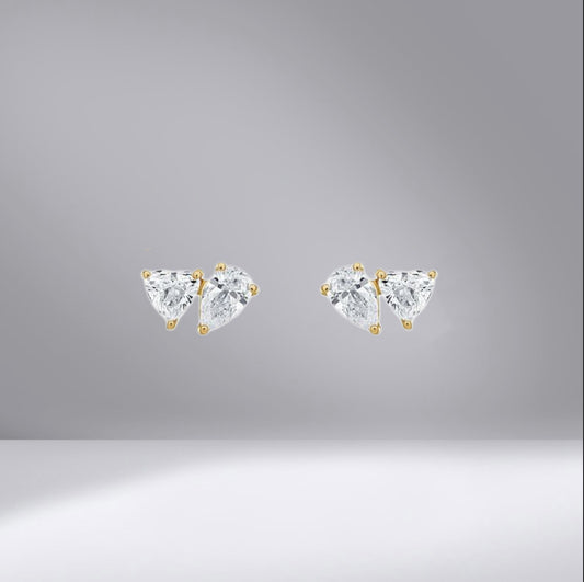 Toi Et Moi Diamond Studs