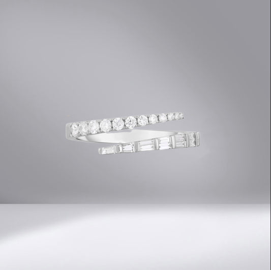 Dina Open Diamond Wrap Ring