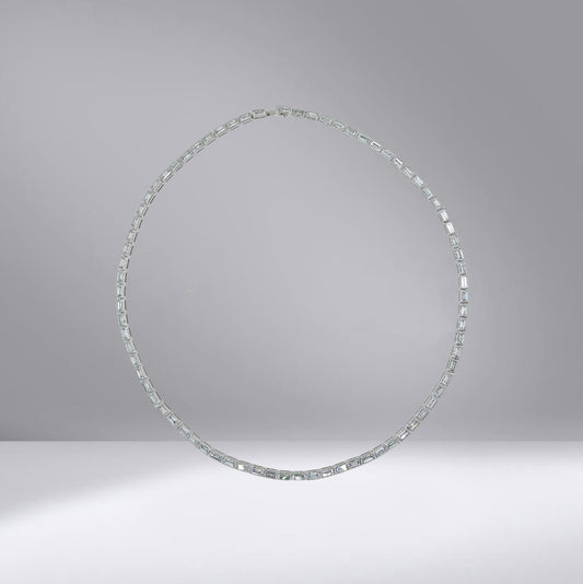 Baguette Tennis Necklace