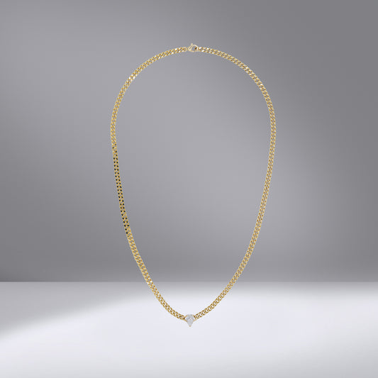 Diamond Cuban Chain Necklace