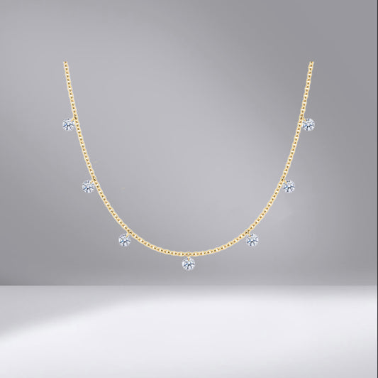 Dangle Diamond Necklace