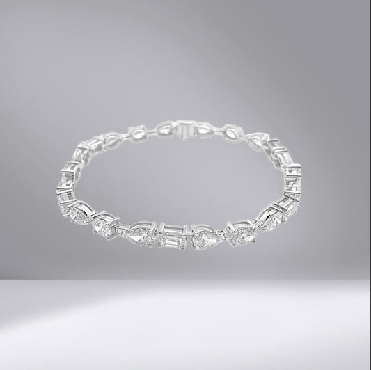 Fancy Cut Diamond Bracelet