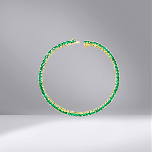 Emerald Tennis Bracelet
