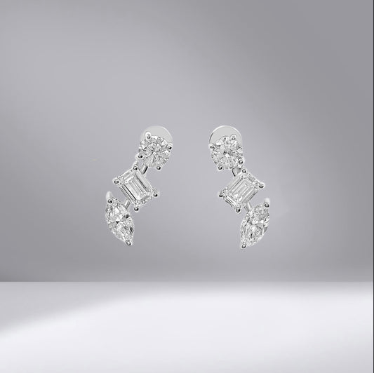 Fancy Cut Earrings