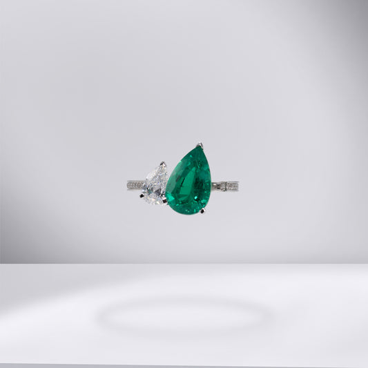 Emerald Diamond Ring