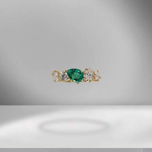 Emerald Diamond Ring