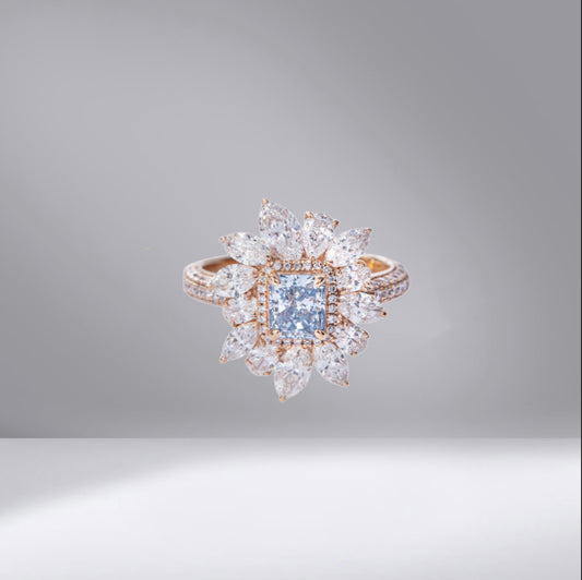 BLUE Diamond Ring