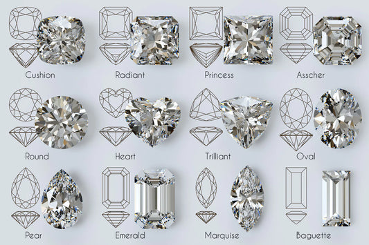 Sparkling Symmetry: Exploring the Most Popular Diamond Shapes for Engagement Rings