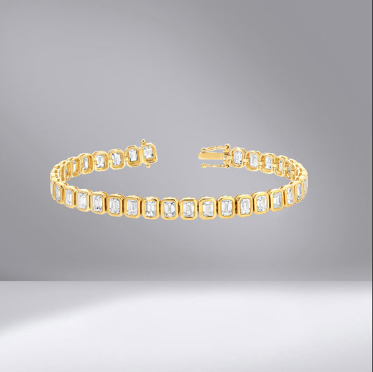 Diamond Bezel Tennis Bracelet