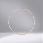 Fancy Cut Bezel Diamond Necklace