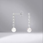 Pearl Diamond Earrings