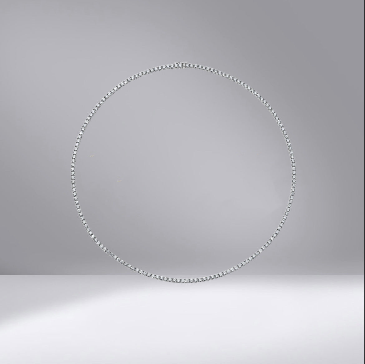 Class Diamond Tennis Necklace
