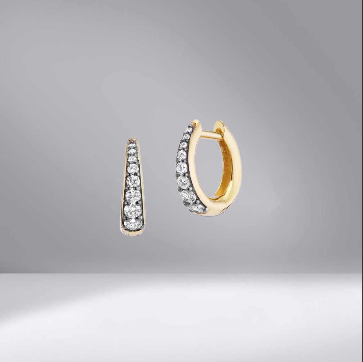 Cinna Diamond Hoop