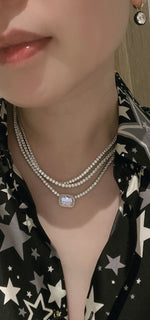 Class Diamond Tennis Necklace