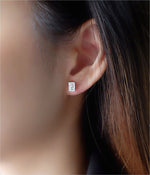 A pair of emerald cut diamond stud is classic and elegant choice for those who’s seeking a timeless and sophisticated look.