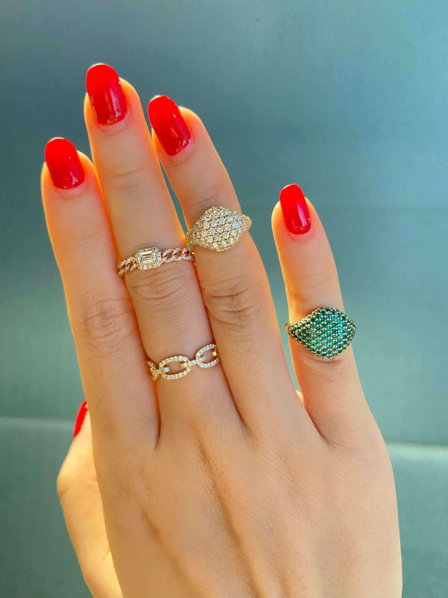 Diamond Pinky Ring | Shanstones