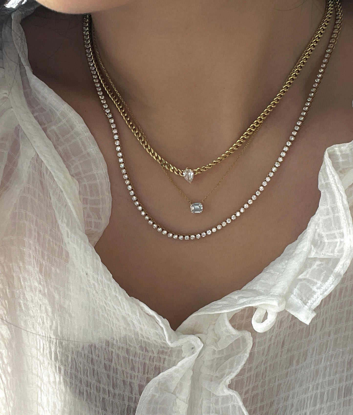 Diamond Cuban chain Necklace