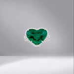 Emerald Heart with green germs