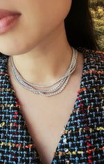Maxi Diamond Tennis Necklace