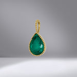 Pear Emerald Pendant